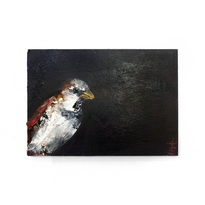Garth Steeper Animal Oil Painting Hawke's Bay Hastings Street at Boyd-Dunlop Gallery