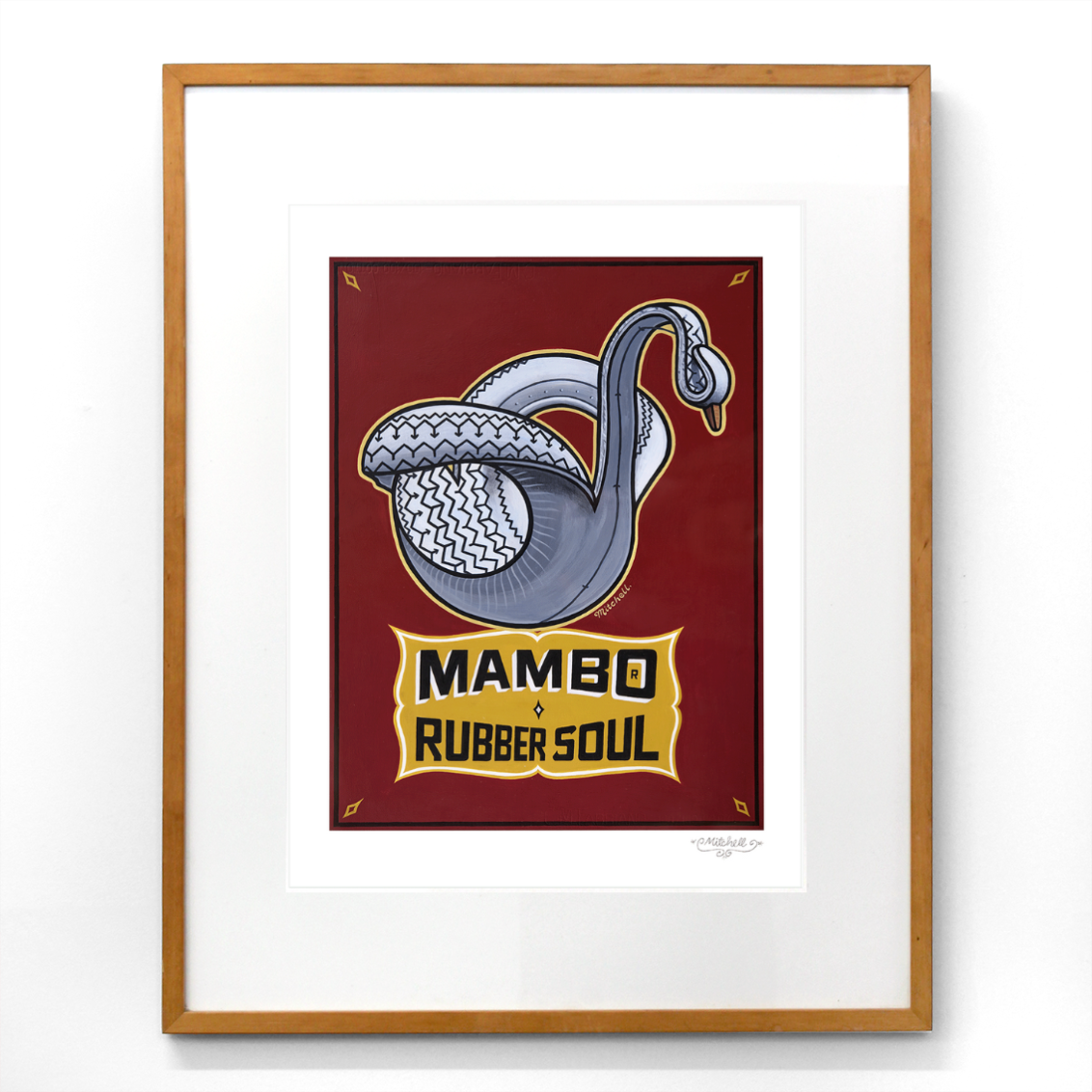 Jim Mitchell Rubber Soul, 2023 Limited Edition Print BoydDunlop