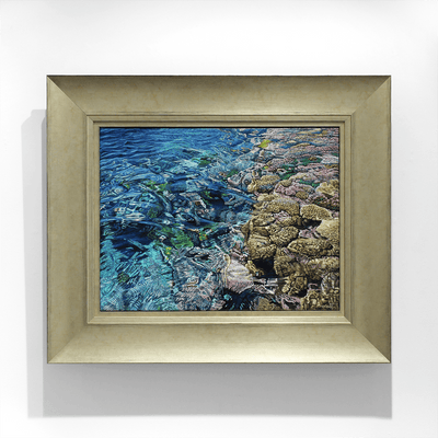 Mark Cross Seascape Landscape Realism Hyperrealism Painting Niue Artist Contemporary Boyd-Dunlop Gallery Fine Art
