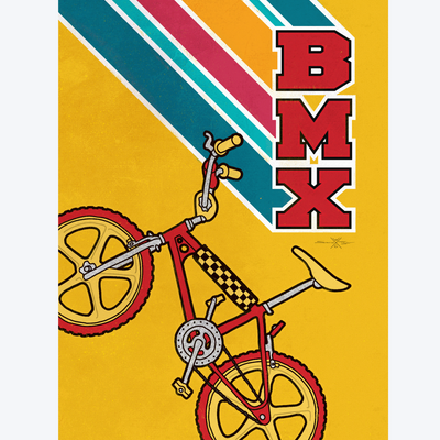 Boyd-Dunlop Gallery Napier Hawkes Bay Samuel Taylor Digital Print Future Art Augmented Reality Limited Edition Prints Artivive BMX retro bike