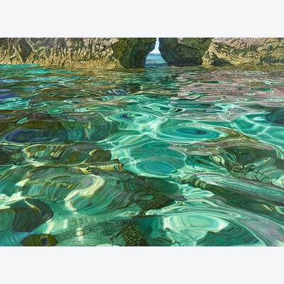 Fissure Boyd-Dunlop Gallery Napier Hawkes Bay Mark Cross Oil Painting Landscape Seascape Water