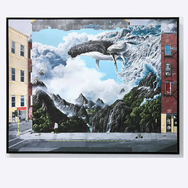 Boyd-Dunlop Gallery Napier Hawkes Bay Jeremy McCormick Mountains Landscape Surrealism Realism Oil Painting Scenic Artist giclee print canvas framed