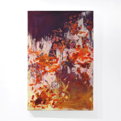 Abbey Lyman Female Abstract Auckland Artist Colourful Gestural Oil Paintings Boyd-Dunlop Gallery Hawke's Bay