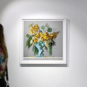 Emma Bass All is Well framing example white box frame napier new zealand kowhai yellow natives