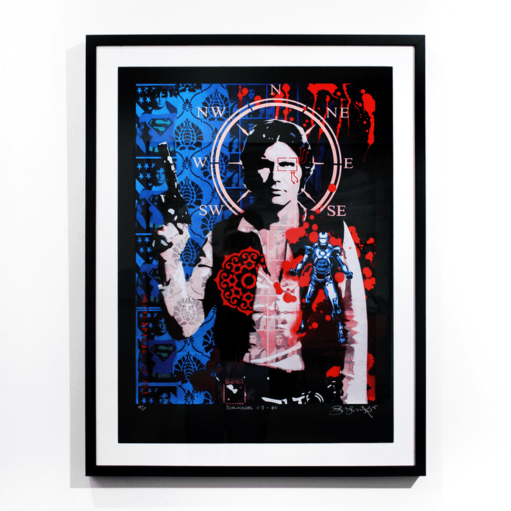 han solo star wars pop art Boyd-Dunlop Gallery Napier Hawkes Bay Brad Novak New Blood Pop Pop Artist 