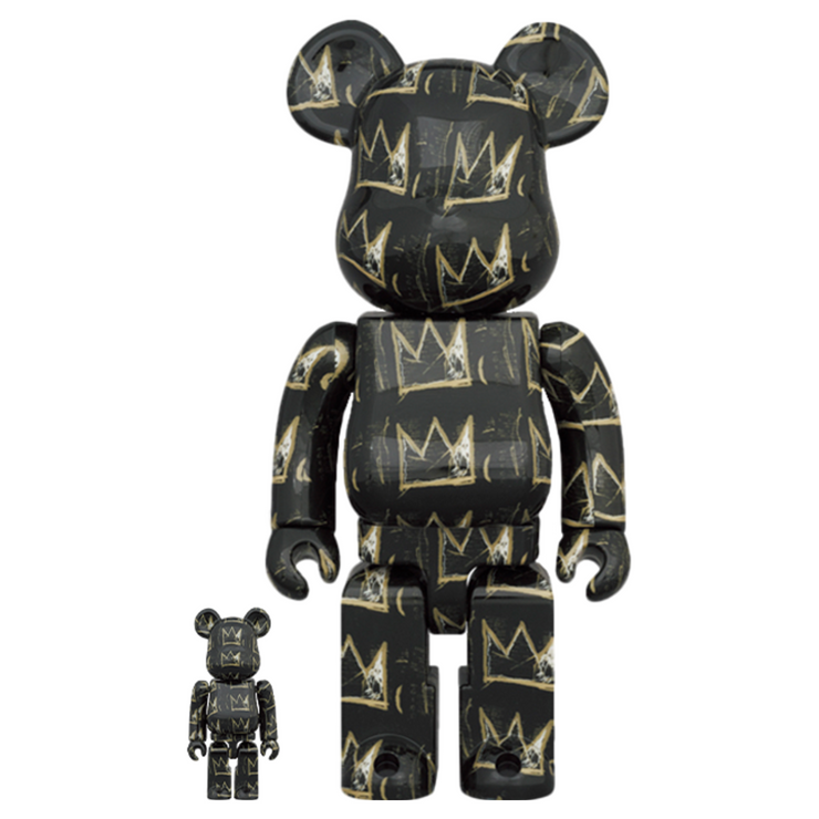 Jean Michel Basquiat #8 100% & 400% Set Bearbricks Be@rbricks Limited Toy Collectables Boyd-Dunlop Gallery Napier Hastings Street MediCom Basquiat Warhol Haring  Hawkes Bay