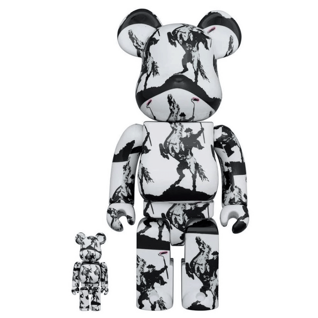 Be@rbrick Banksy - Highway Man 100% & 400% Set - BE@RBRICK