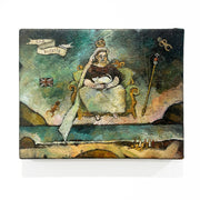  Brett a'Court Abstract Religious Christian Christianity Oil Original Art New Zealand Artist Painter Boyd-Dunlop Gallery Fine Art Hawkes Bay Napier art collector art dealer colonalism Maori art Nz art queen Victoria 