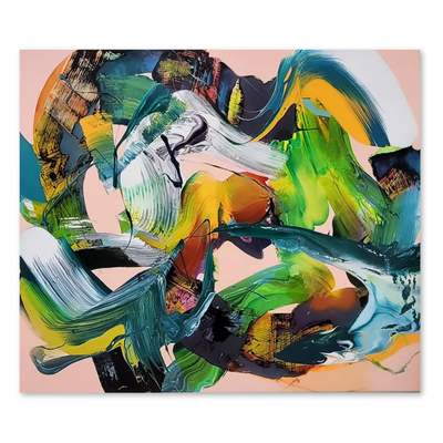 Cristina Popovici Paintings Large Big Swirls Expressionism Colour Colourful New Zealand Pop Artist Abstract Pop Art Resin Mixed Media Paintings Acrylic on Canvas Boyd-Dunlop Gallery Art Collection Lareg Scale 4 Hastings Street Napier Hawkes Bay art dealer Australian 