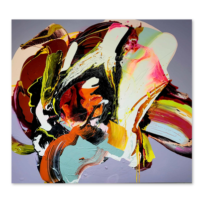 Cristina Popovici Paintings Large Big Swirls Expressionism Colour Colourful New Zealand Pop Artist Abstract Pop Art Resin Mixed Media Paintings Acrylic on Canvas Boyd-Dunlop Gallery Art Collection Lareg Scale 4 Hastings Street Napier Hawkes Bay art dealer Australian 