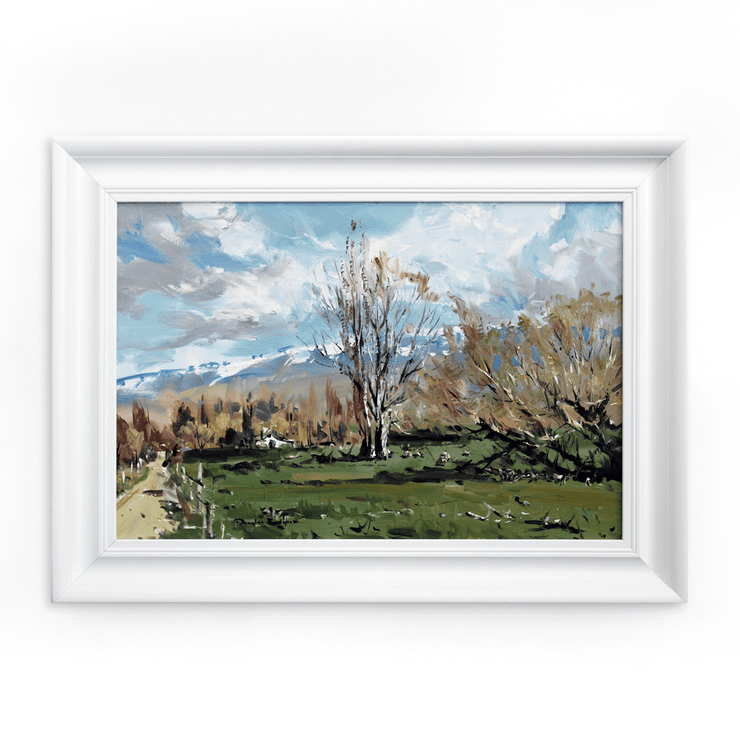 Douglas Badcock Landscape Plein air Oil On Board Original Paintings by Artist at Boyd-Dunlop Gallery Hawke's Bay Napier Hastings Street