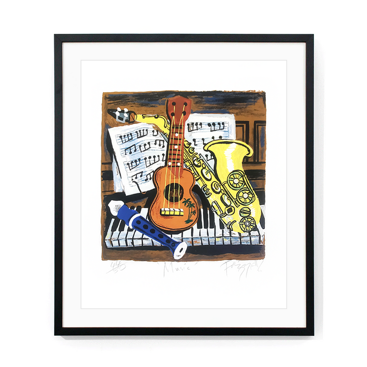 Dick Frizzell Limited Edition Screenprint and Original art at Boyd-Dunlop Gallery Hasting Street Hawkes Bay Napier