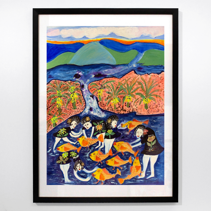 Boyd-Dunlop Gallery Napier Hawkes Bay John Boyd-Dunlop Painting Figures Humanity Drawing Gouache Ink Figures, Napier Hatings Street Boyd-Dunlop Gallery Napier woman head flowers portrait art dealer framing art collector 
