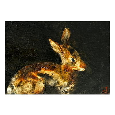 Garth Steeper Animal Birds Dark Oil Painting Hawke's Bay Hastings Street at Boyd-Dunlop Gallery Hastings Street Napier Art Dealer Art Collector Contemporary art emerging artist Nz artist painter collectible