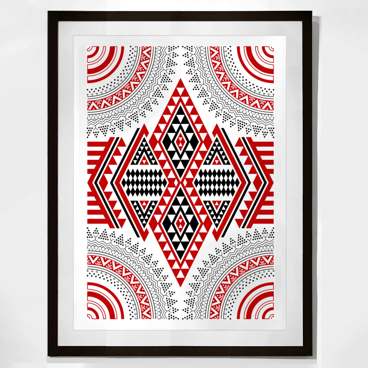 Tristan Marler Manawa Tapu Maori New Zealand Artist Tradtional Aotearoa Tattoo Graphic Painting Ta Moko Limited Edition Prints