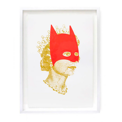 Heath Kane, In Brands We Trust Rich enough to be Batman, Boyd-Dunlop Precinct, Pop Art and Limited Edition Prints and Glitter Screenprints Arcade Gallery 6 Hastings St Napier