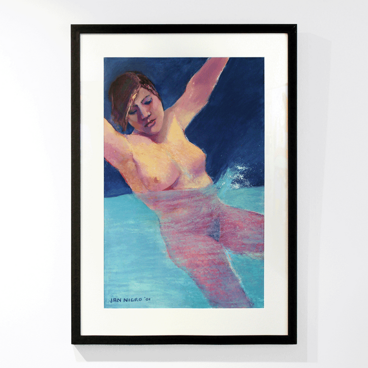 Jan Nigro New Zealand Female Artist NZ Fine Art Oil Original Oilstick Portrait Nude Reclining Nude Hawkes Bay Napier Boyd-Dunlop Gallery Contemporary Modern Art