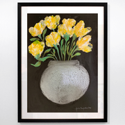 Silver Vase of Flowers