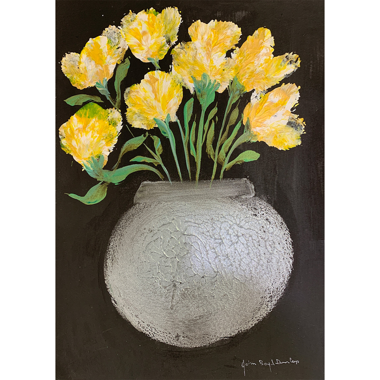 Boyd-Dunlop Gallery Napier Hawkes Bay John Boyd-Dunlop Painting Figures Humanity Drawing Gouache Ink Figures, Napier Hastings Street Boyd-Dunlop Gallery Napier woman head flowers portrait Art Dealer art collector collection originals framing framed art