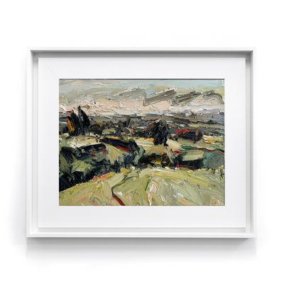 John Badcock Thick Abstract Impasto Oil On Board Original Paintings by Greenvale South Island Artist at Boyd-Dunlop Gallery Hawke's Bay Napier Hastings Street Plein Air Boyd-Dunlop art dealer Contemporary framed works art for sale portrait landscape 