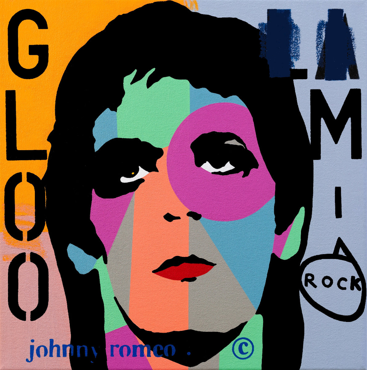 Gloom Rock, 2026 - Johnny Romeo - Original Acrylic and Oil on Canvas ...