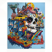 Loaded International Street Art urban painter contemporay artist art collection hastings Street napier art dealer boyd-dunlop gallery Napier art gallery exhition art collection art dealer Johnny Romeo Pop Art Surrealism Pop art woman artist street art