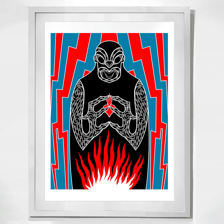 Tristan Marler Manawa Tapu Maori New Zealand Artist Tradtional Aotearoa Tattoo Graphic Painting Ta Moko Limited Edition Prints