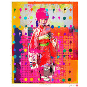 Boyd-Dunlop Gallery Napier, Pop Art, Matt Palmer, Inkii pop art prints colour geisha, hot pink dots