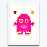 Love Ghost (screenprint hot pink)