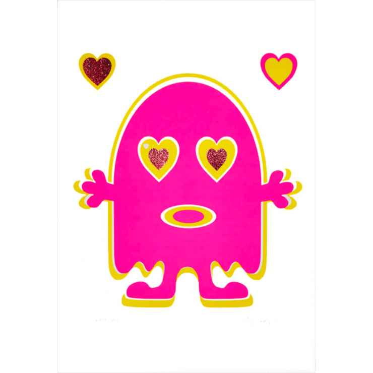 Love Ghost (screenprint hot pink)