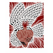 Tristan Marler Manawa Tapu Maori New Zealand Artist Tradtional Aotearoa Tattoo Graphic Painting Ta Moko Limited Edition Prints Acrylic on Panel