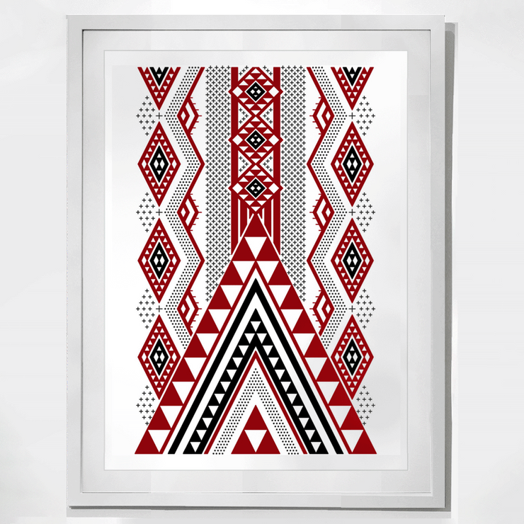 Tristan Marler Manawa Tapu Maori New Zealand Artist Tradtional Aotearoa Tattoo Graphic Painting Ta Moko Limited Edition Prints Purapura Whetū