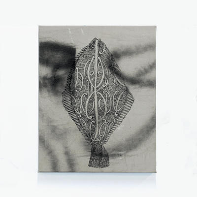 Rakai Karaitiana Maori Art Narrative of Settlers native fish kowhaiwhai at Boyd-Dunlop Gallery Hawkes Bay Hastings Street Napier