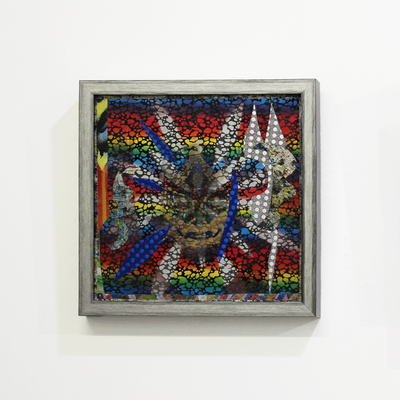 Richard Boyd-Dunlop Acrylic on Canvas Glitter Dust Painting Abstract Introduction Paintings Boyd-Dunlop Gallery Contemporary Fine Art Hawkes Bay Napier Hastings Street art collector holographoc psychedelic artdealer art collection collage 