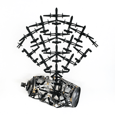 Sean Crawford Taxidermy Sculpture Laser Cut Lasercut three dimensional 3D Art Animal Art Birds Rabbit Sculptures Boyd-Dunlop Gallery Contemporary Fine Art Hakes Bay Gallery Napier Hastings Street
