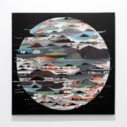 Boyd-Dunlop Gallery Napier Hawkes Bay Hastings Street Original Painting Ink, acrylic and Pencil Artwork Sheyne Tuffery Artist Wellington Limited Edition Prints Wood Block Pacifica Originals Oil On Canvas