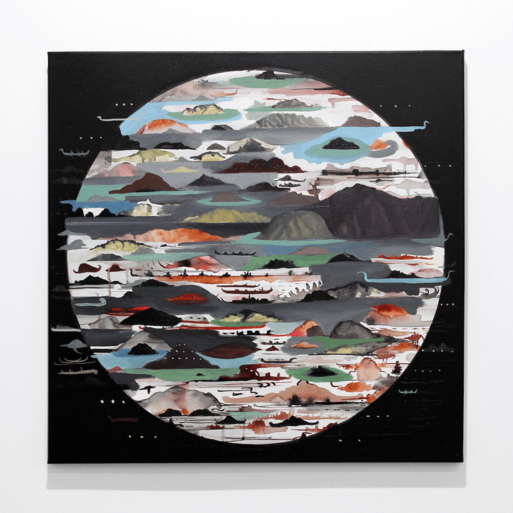 Boyd-Dunlop Gallery Napier Hawkes Bay Hastings Street Original Painting Ink, acrylic and Pencil Artwork Sheyne Tuffery Artist Wellington Limited Edition Prints Wood Block Pacifica Originals Oil On Canvas