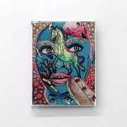 Sam Mitchell Original Artwork Acrylic on Perspex Figurative Illustrative Pop-art Paintings with Food Themes Auckland Based Artist at Boyd-Dunlop Gallery Hawke's Bay Napier Hastings Street