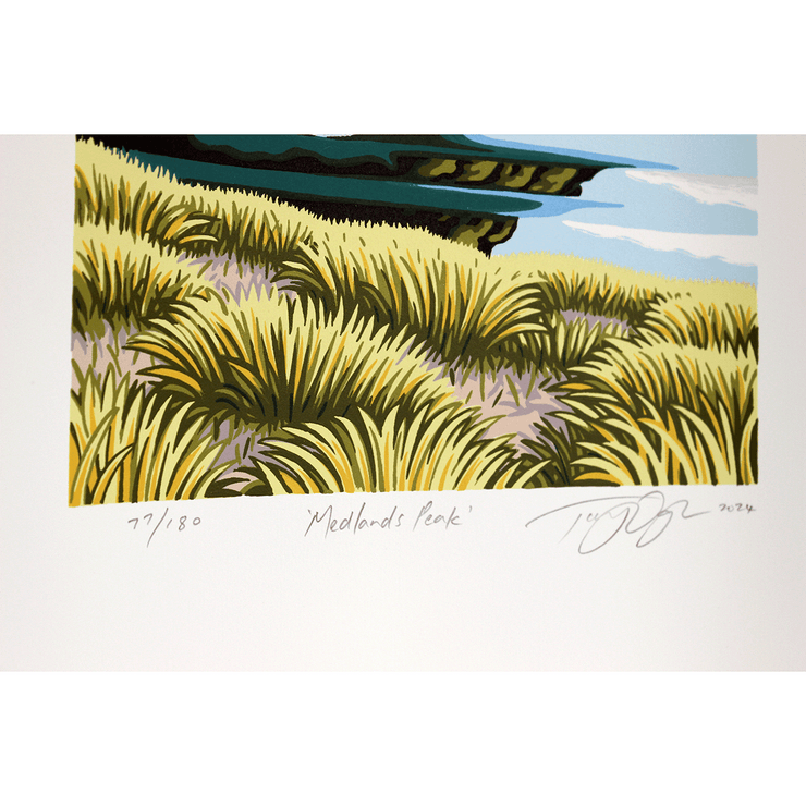 Tony Ogle Screenprint Limited Edition Prints New Zealand Seascape Landscape Ocean Boyd-Dunlop Gallery Paper Print Hawkes Bay Napier