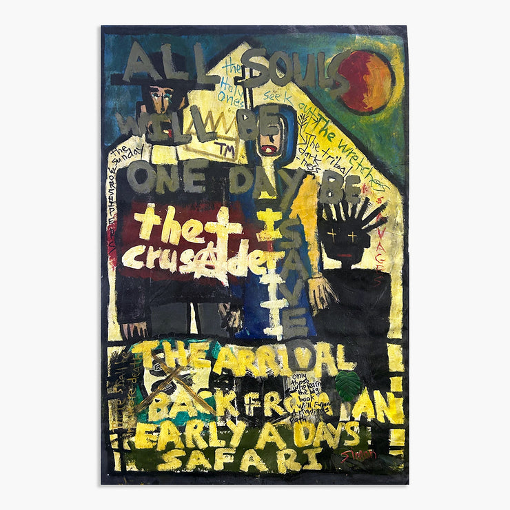 Simon Kerr Abstract Expressionism Expressionist New Zealand Artist Hawkes Bay Art Napier Boyd-Dunlop Gallery Fine Art Acrylic on Board Framed Hastings Street Hawkes Bay Bank Robber Safe Cracker art dealer art collection painter nz painter sun 