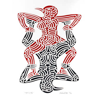 Tristan Marler Manawa Tapu Maori New Zealand Artist Tradtional Aotearoa Tattoo Graphic Painting Ta Moko Limited Edition Prints