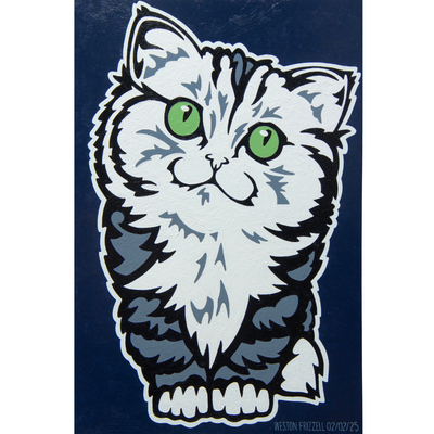 Weston Frizzell by Mike Weston Otis Frizzell Original Kiwi Art Pop Art at Boyd-Dunlop Gallery Hawke's Bay  Napier Hastings Street Art Dealer Art Collector