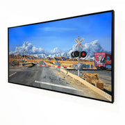 Boyd-Dunlop Gallery Napier Art GalleryJeremy McCormick Hyperrealism Surreal Urban Landscape Surealism Wildlife Original Oil Painting Art Collector Lions Animals Art Collection New Zealand Painter 