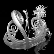 Boyd-Dunlop Gallery Napier Hawkes Bay Hye Rim Lee Digital Artist Crystal City Dragon