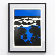 Michael Smither Abstract Landscape Seascape Limited Edition Screenprint Boyd Dunlop Fine Art Contemporary Gallery Hawkes Bay Napier Hastings Street