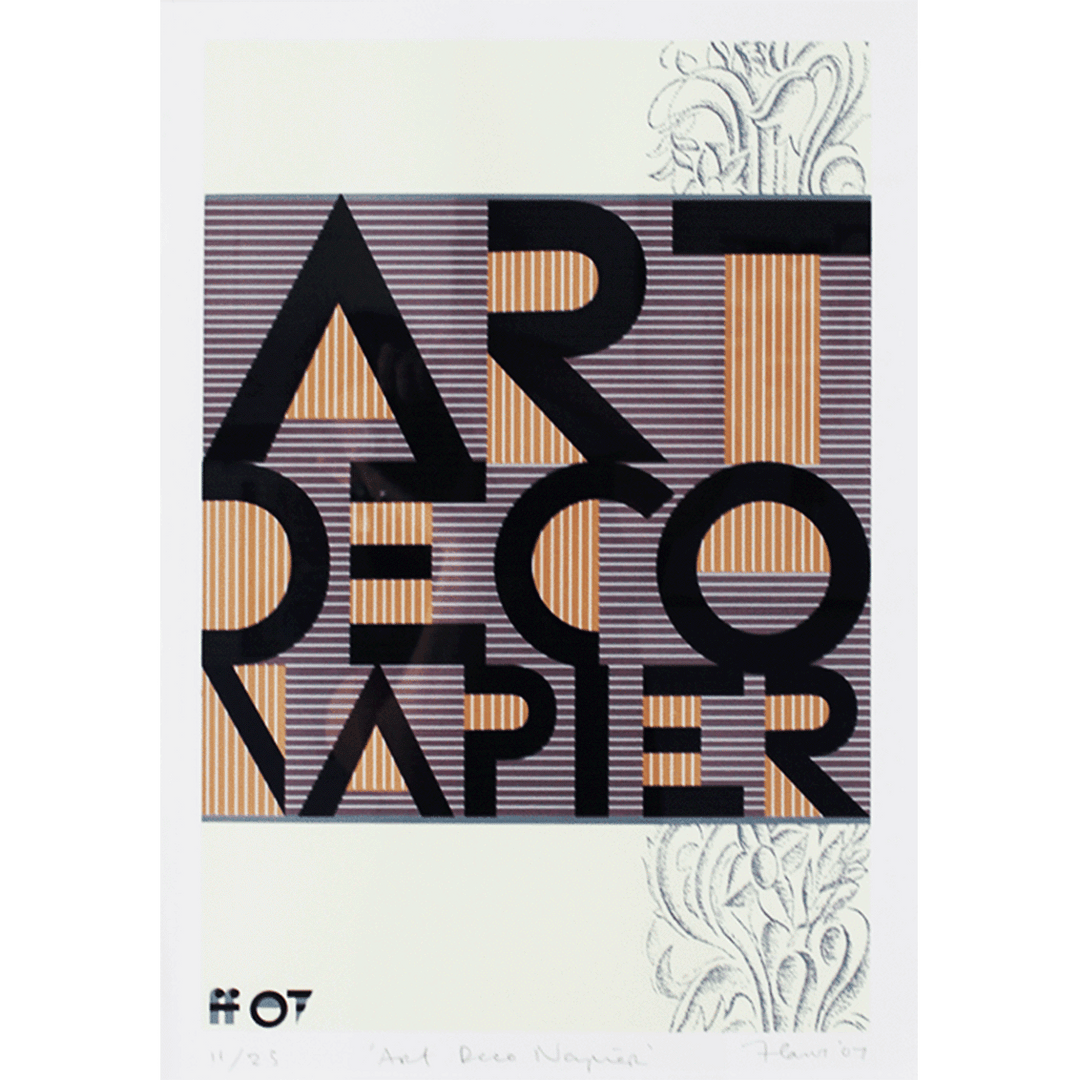 Art Deco Napier - Fane Flaws - Limited Edition Prints – Boyd-Dunlop Gallery