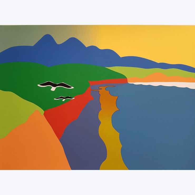 Boyd-Dunlop Gallery Napier Hawkes Bay Hastings Street Michael Smither Screen Print New Zealand Painter Abstract Expressionism