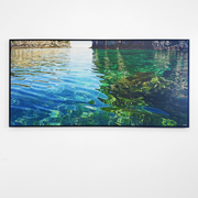 Mark Cross Schism Tray Frame Ocean Painting Sea scape canvas print