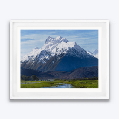 Boyd-Dunlop Gallery Mountains Snow Hills Napier Hawkes Bay Tuki Tuki Havelock North Freeman White Oil Painting Landscape Hills Te Mata Peak Scenic Artist