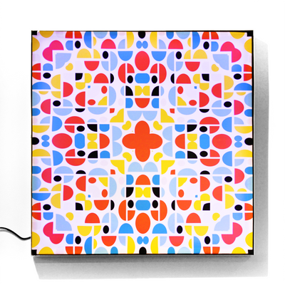 Pattern Crossroad Limited Edition Pattern Lightbox Adjustable Colours Dominic Fritsche Fridom Graphic Design and Artist